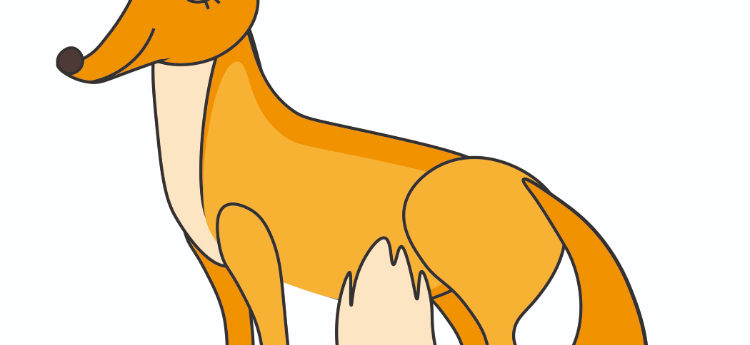 lär dig rita en räv