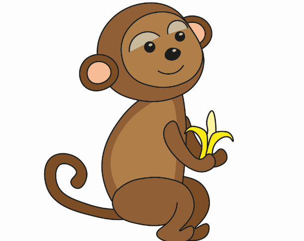 lär dig rita en apa