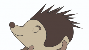 lär dig rita en igelkott